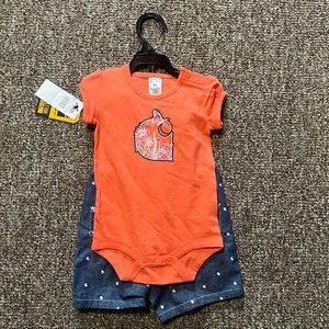 2-Piece CarHartt Bodysuit and Overall set